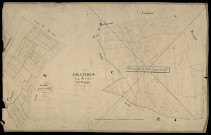 Plan du cadastre napoléonien - Gratibus : Trépagne (La), A1 et partie détachée de la section C
