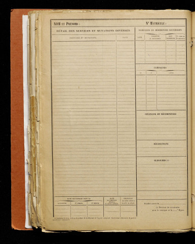 Daire, André, né le 25 décembre 1897 à Meigneux (Somme), classe 1917, matricule n° 73, Bureau de recrutement d'Amiens
