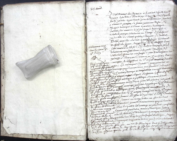 Etude de Me François Machart à Amiens (étude n°13). Minutes de l'année 1653