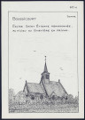 Boussicourt : église Saint-Etienne abandonnée au milieu du cimetière en friche - (Reproduction interdite sans autorisation - © Claude Piette)