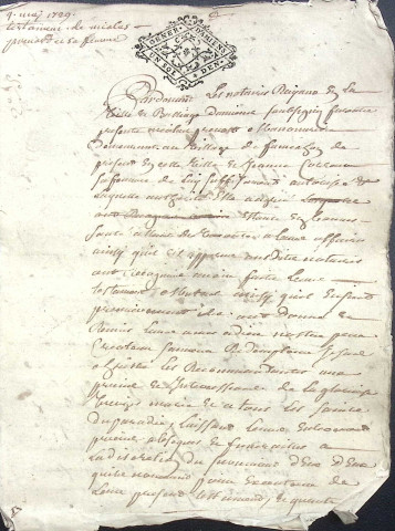 Etude de Me Jean-Baptiste Nerlande à Amiens (étude n°22). Minutes des années 1713-1729