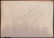 Plan du cadastre rénové - Beauquesne : section ZC