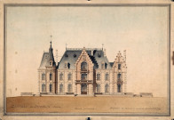 Château de Baizieux (Somme).- Propriété de Madame la Marquise de Lameth - Façade principale