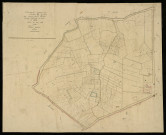 Plan du cadastre napoléonien - Esmery-Hallon : Larodière ; Bouroux (Les) ; Planquette (La) ; Chaussette (La) ; Fossé Audé (Le) ; Duménil ; Foly (La), B2
