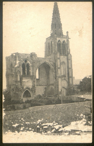 Crépy-en-Valois : les ruines de l'église Saint-Thomas