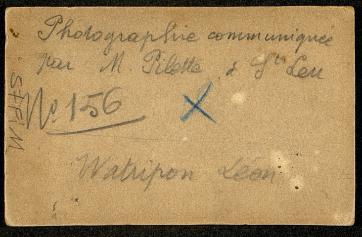 Portrait de Léon Watripon en uniforme du 120e Régiment d'Infanterie