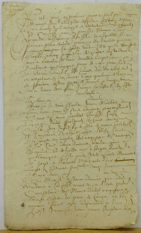 Etude de Me Alexandre Godquin à Ault. Minutes de l'année 1668