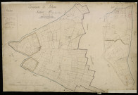Plan du cadastre napoléonien - Lihons : Grand Manoir (Le) ; Chemin de Péronne (Le), A2 et B
