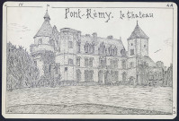Pont-Rémy : le château - (Reproduction interdite sans autorisation - © Claude Piette)