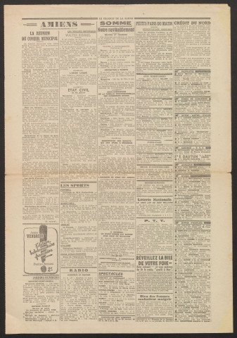 Le Progrès de la Somme, numéro 23179, 20 janvier 1944