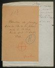Témoignage de Beugny d'Hagerue (de) et correspondance avec Jacques Péricard