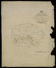 Plan du cadastre napoléonien - Curchy : tableau d'assemblage