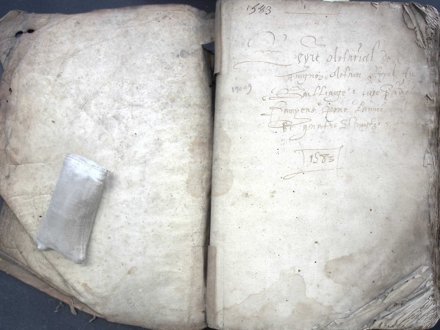 Etude de Me Jean Quignon à Amiens (étude n°22). Minutes de l'année 1583