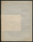 Témoignage de Dauguet, H. V. M. et correspondance avec Jacques Péricard