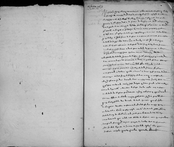 Etude de Me Antoine Limeux à Amiens (étude n°11). Minutes des années 1651-1657