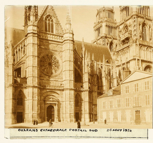 Orléans. Cathédrale, portail Sud