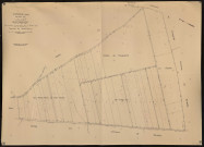 Plan du cadastre rénové - Domqueur : section ZE