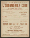 L'Automobile-club de Picardie et de l'Aisne. Revue mensuelle, 140, mars 1923