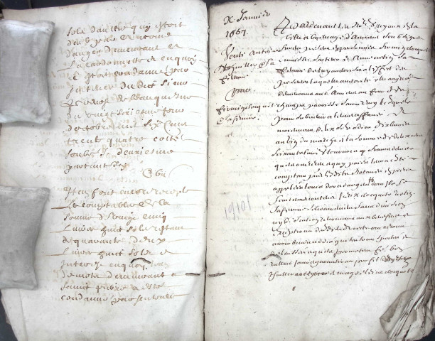 Etude de Me François Machart à Amiens (étude n°13). Minutes de l'année 1667