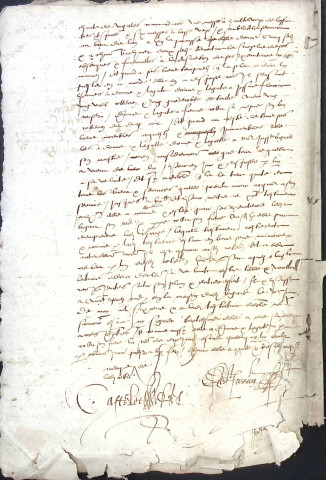 Etude de Me François De Saint-Fuscien à Amiens (étude n°26). Minutes de des années 1595-1610