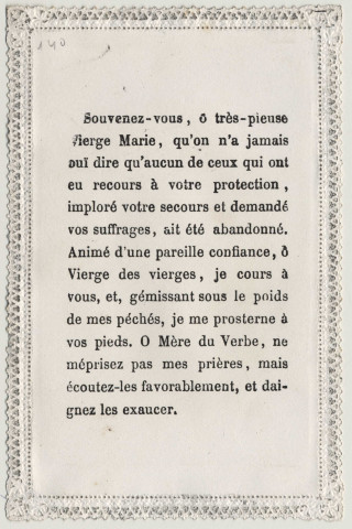 Saint Coeur de Marie. La Vierge Marie