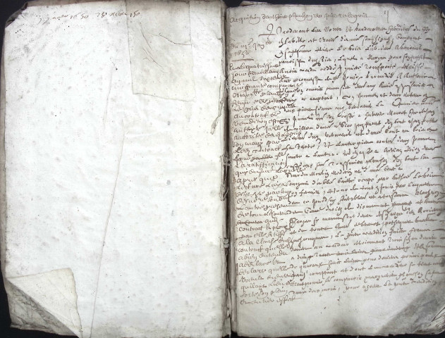 Etude de Me Jean Denis à Amiens (étude n°21). Minutes de l'année 1650