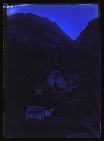 Chapelle à Zermatt - juillet 1903