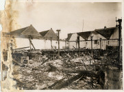 Série de photographie montrant les destructions des bâtiments d'usine de la Société anonyme des Etablissements Frémaux, en 1940