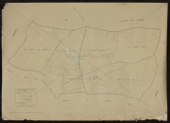Plan du cadastre rénové - Vercourt : section A