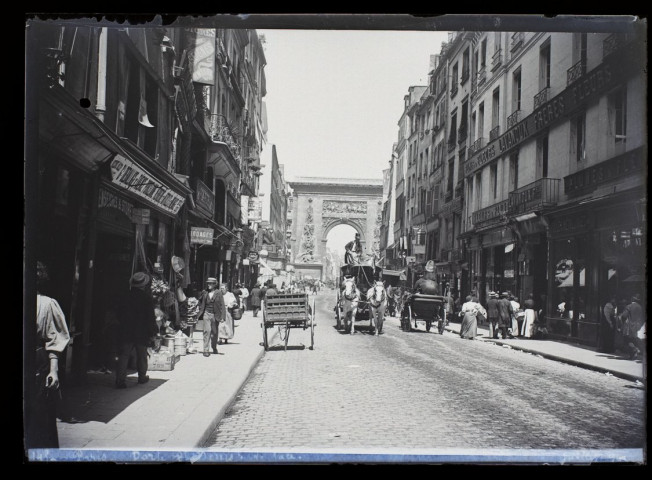 145 - Paris porte Saint-Denis - vue face - juillet 1894