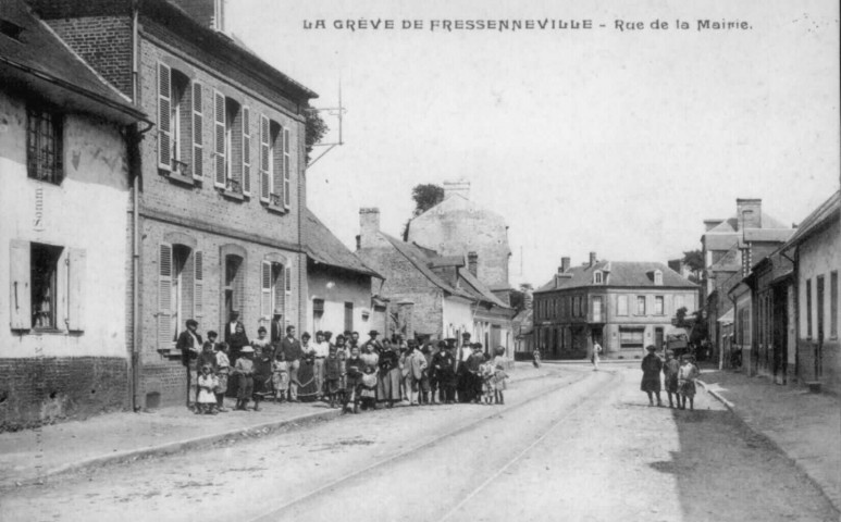La Grève de Fressenneville. Rue de la Mairie