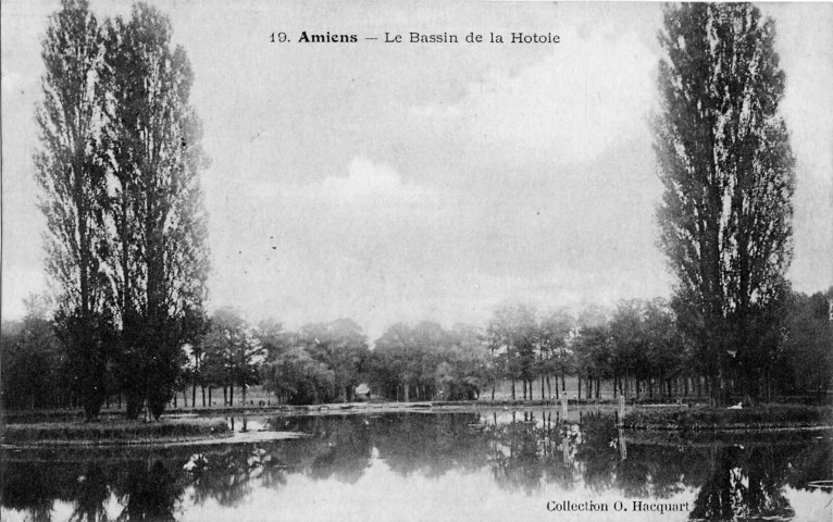 Amiens. Le bassin de la Hotoie