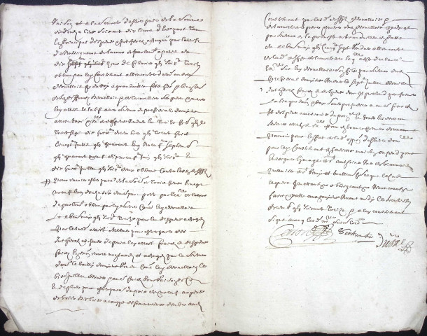 Etude de Me Jean Duval à Amiens (étude n°8). Minutes de l'année 1673