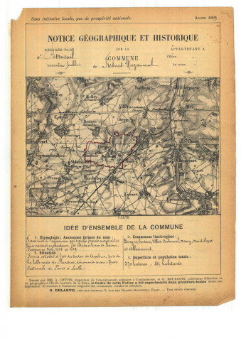 Fresnes-Mazancourt : notice historique et géographique sur la commune