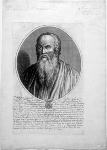 Portrait de Pierre l'ermite auteur de la première croisade et vice-roi de Jérusalem