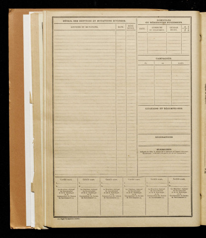Chantriaux, Robert, né le 19 mai 1893 à Amiens (Somme), classe 1913, matricule n° 549, Bureau de recrutement d'Amiens