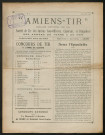 Amiens-tir, organe officiel de l'amicale des anciens sous-officiers, caporaux et soldats d'Amiens, numéro 7 (juillet 1908)