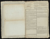 État nominatif des citoyens qui ont le droit de voter, an IX (germinal) : Lamaronde