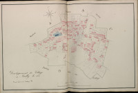 Plan du cadastre napoléonien - Atlas cantonal - Sailly-le-Sec (Sailly le Sec) : Village (Le), D développée