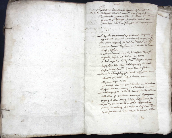 Etude de Me Jean-Baptiste Trencart à Amiens (étude n°12). Minutes de l'année 1654