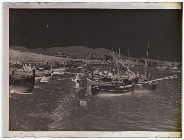 Cannes vue d'ensemble du port - avril 1905