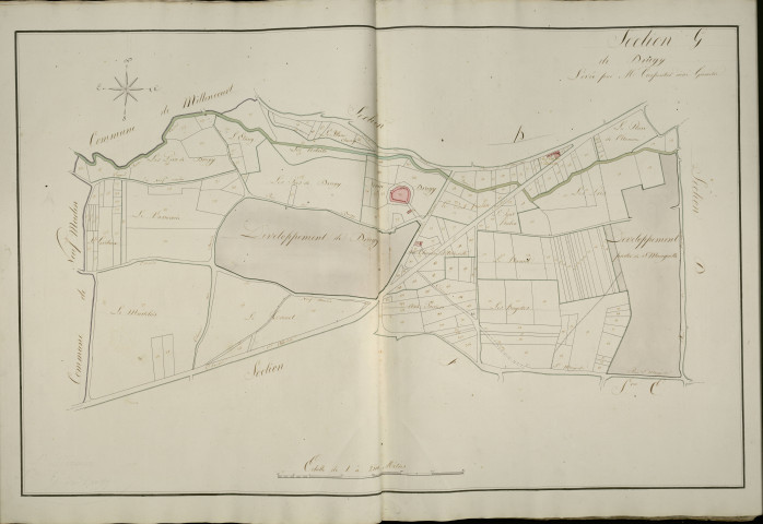 Plan du cadastre napoléonien - Saint-Riquier : Drugy, G