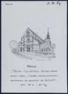 Nesle : église collégiale Notre-Dame avant 1900 - (Reproduction interdite sans autorisation - © Claude Piette)