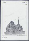 Lihus (Oise) : l'église - (Reproduction interdite sans autorisation - © Claude Piette)