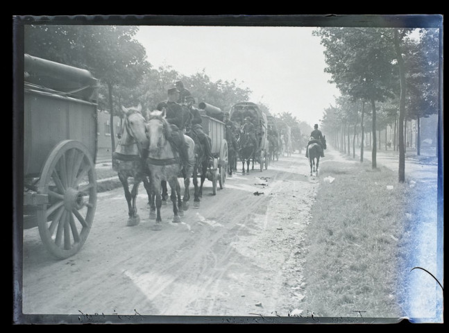 Train boulevard des extérieurs - septembre 1906