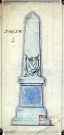 Guerre 1914-1918. Projet de monument aux morts de la commune de Sancourt