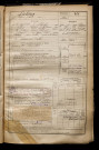 Leclercq, Fulgence Jules, né le 24 avril 1872 à Lesboeufs (Somme), classe 1892, matricule n° 825, Bureau de recrutement de Péronne