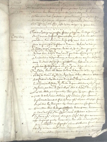 Etude de Me Jean Duval à Amiens (étude n°8). Minutes de l'année 1680