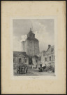 Beffroi d'Abbeville, cour de l'Hôtel de ville. (Picardie)