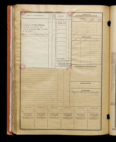 Josse, Emile Charles Maurice, né le 16 octobre 1892 à Pertain (Somme), classe 1912, matricule n° 948, Bureau de recrutement de Péronne